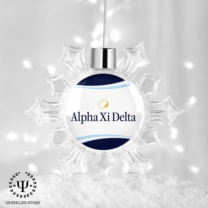Alpha Xi Delta Christmas Ornament - Snowflake