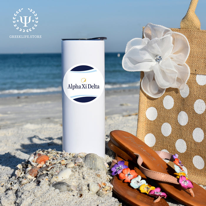 Alpha Xi Delta Stainless Steel Skinny Tumbler 20 OZ