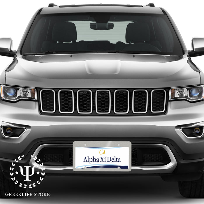 Alpha Xi Delta Decorative License Plate