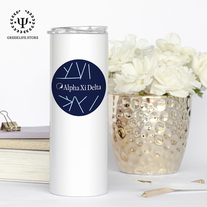 Alpha Xi Delta Stainless Steel Skinny Tumbler 20 OZ