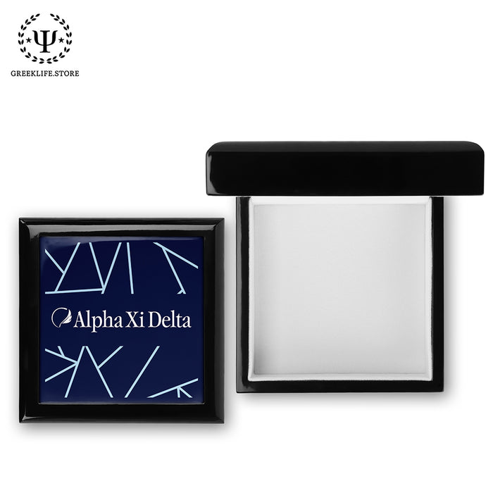 Alpha Xi Delta Keepsake Box Wooden