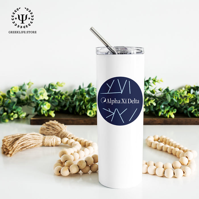 Alpha Xi Delta Stainless Steel Skinny Tumbler 20 OZ