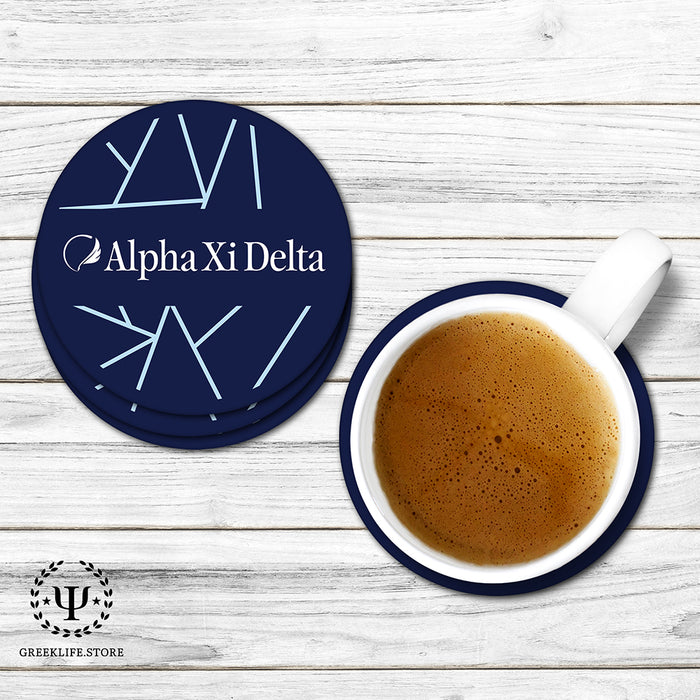 Alpha Xi Delta Beverage coaster round (Set of 4)