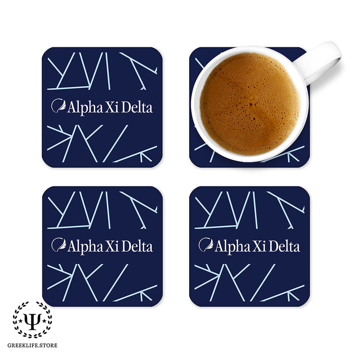 Alpha Xi Delta Beverage Coasters Square (Set of 4)