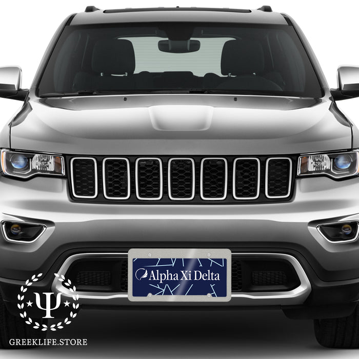 Alpha Xi Delta Decorative License Plate