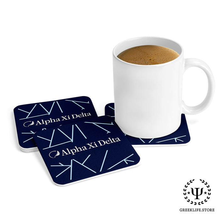 Alpha Xi Delta Beverage Coasters Square (Set of 4)