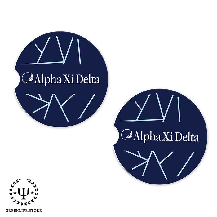 Alpha Xi Delta Car Cup Holder Coaster (Set of 2)