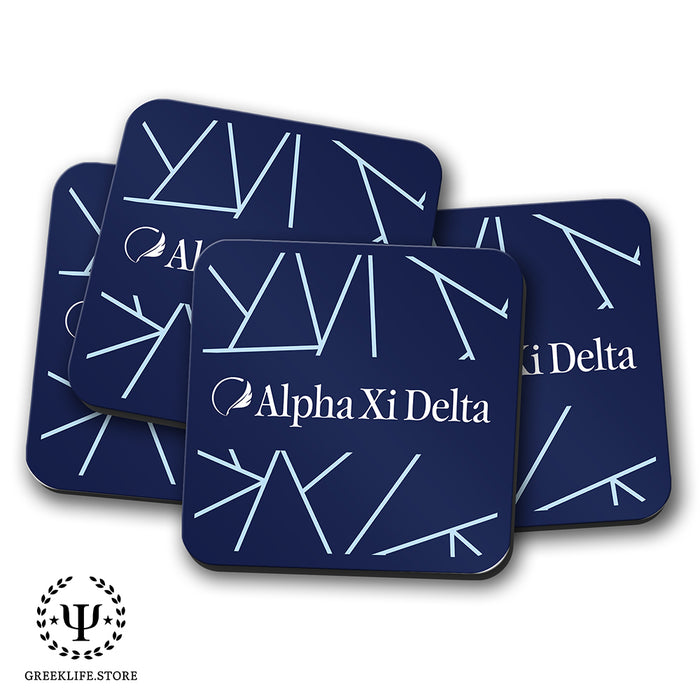 Alpha Xi Delta Beverage Coasters Square (Set of 4)