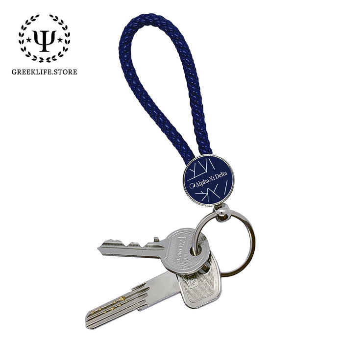 Alpha Xi Delta Key chain round
