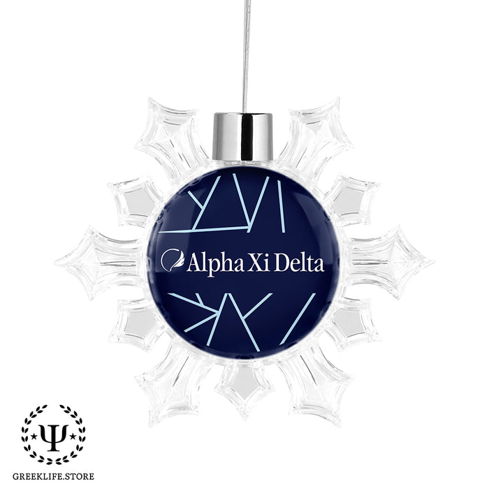 Alpha Xi Delta Christmas Ornament - Snowflake
