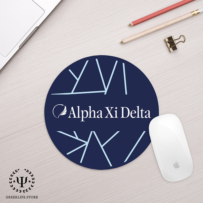 Alpha Xi Delta Mouse Pad Round