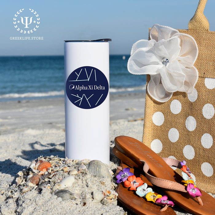 Alpha Xi Delta Stainless Steel Skinny Tumbler 20 OZ