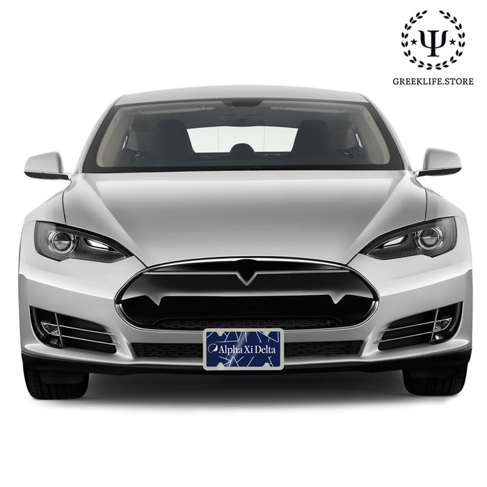 Alpha Xi Delta Decorative License Plate
