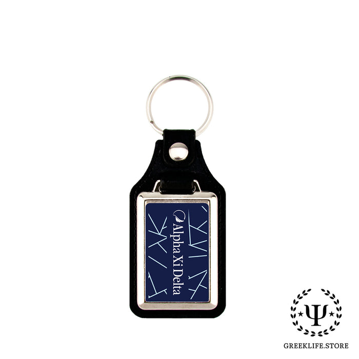 Alpha Xi Delta Keychain Rectangular