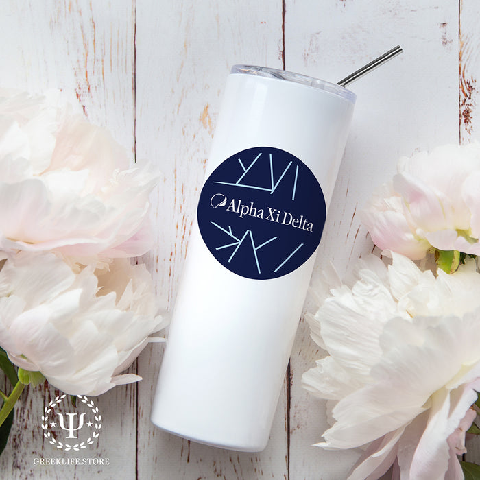Alpha Xi Delta Stainless Steel Skinny Tumbler 20 OZ