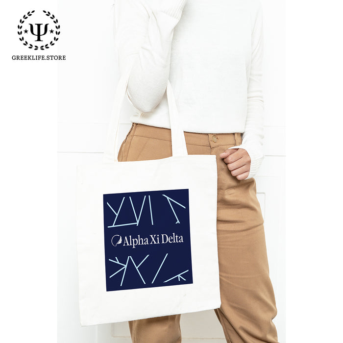 Alpha Xi Delta Canvas Tote Bag