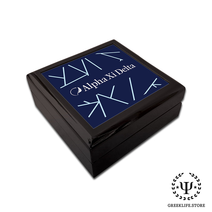 Alpha Xi Delta Keepsake Box Wooden