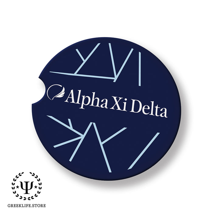 Alpha Xi Delta Car Cup Holder Coaster (Set of 2)