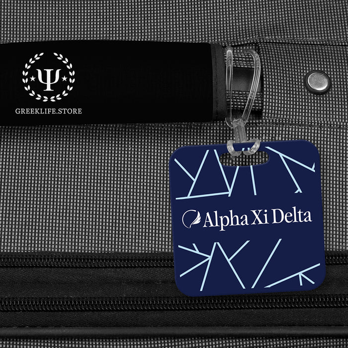 Alpha Xi Delta Luggage Bag Tag (square)