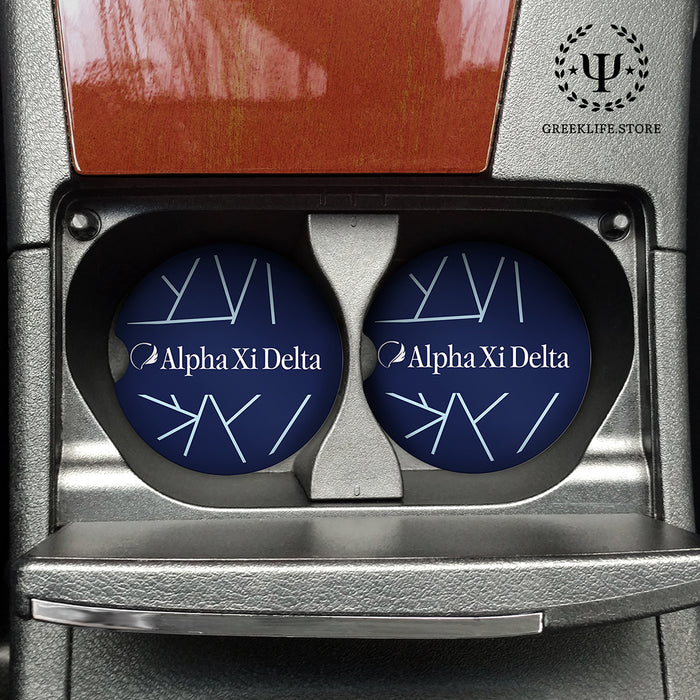 Alpha Xi Delta Car Cup Holder Coaster (Set of 2)