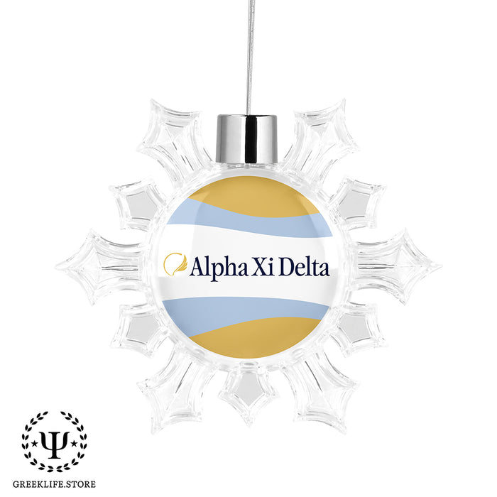 Alpha Xi Delta Christmas Ornament - Snowflake