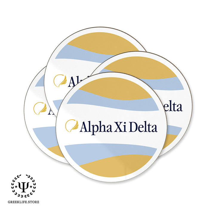Alpha Xi Delta Beverage coaster round (Set of 4)