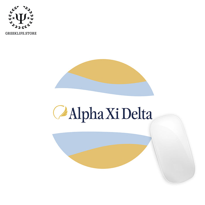 Alpha Xi Delta Mouse Pad Round