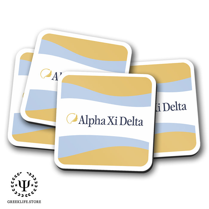 Alpha Xi Delta Beverage Coasters Square (Set of 4)