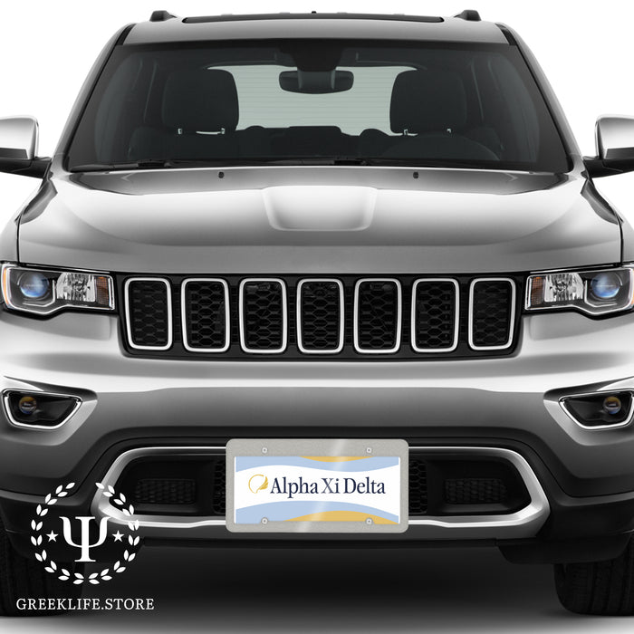 Alpha Xi Delta Decorative License Plate