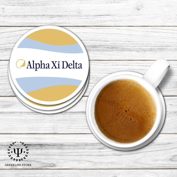 Alpha Xi Delta Beverage coaster round (Set of 4)