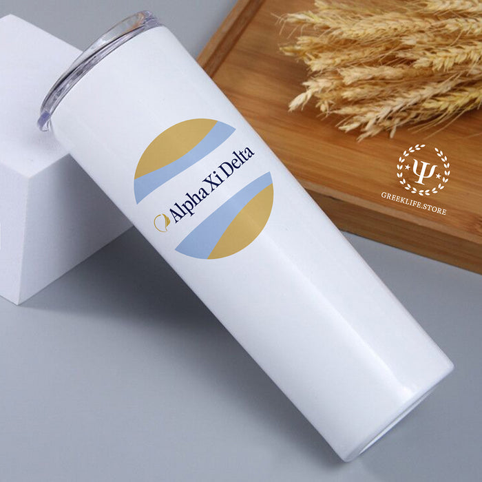 Alpha Xi Delta Stainless Steel Skinny Tumbler 20 OZ