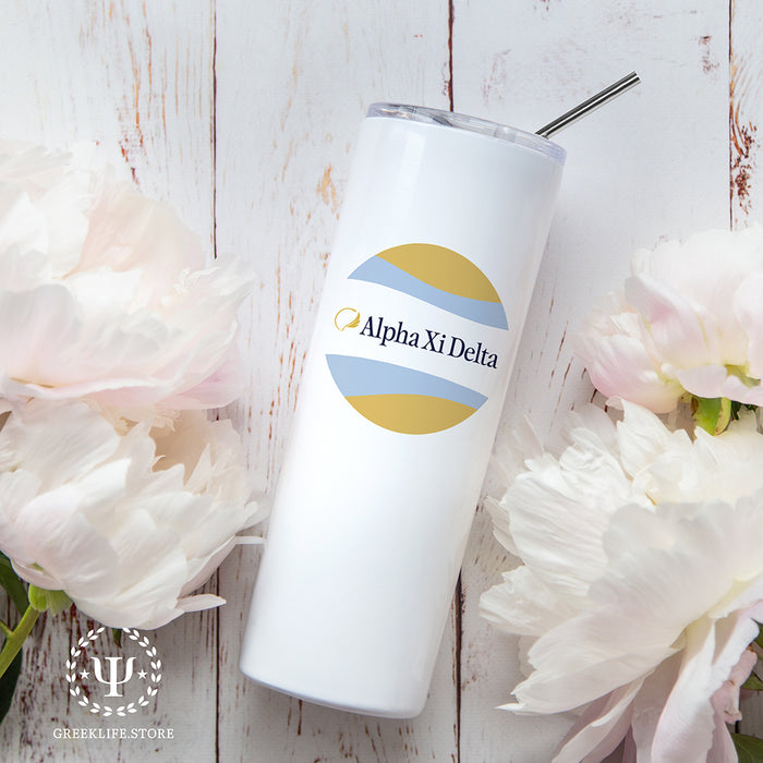Alpha Xi Delta Stainless Steel Skinny Tumbler 20 OZ