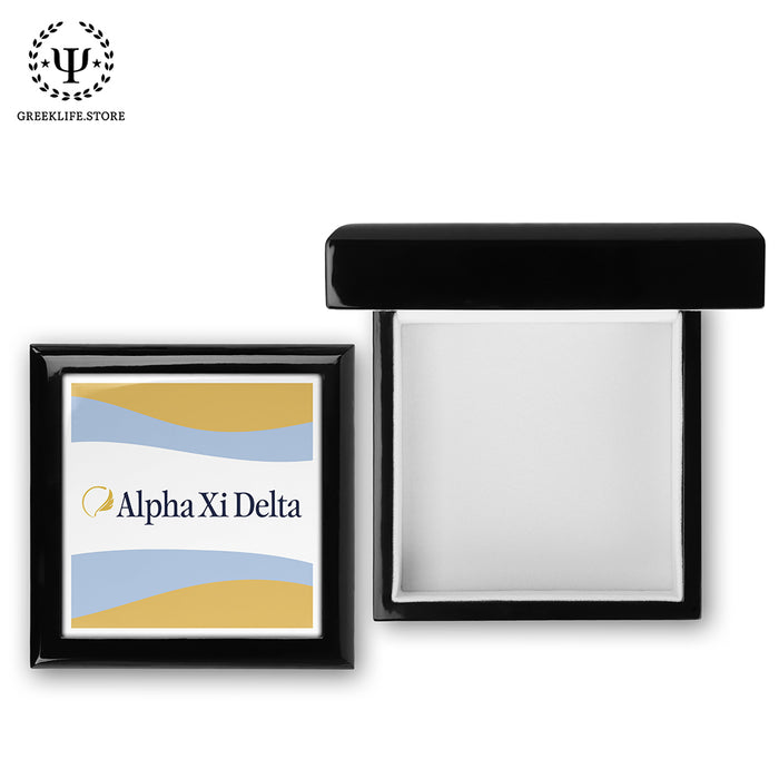 Alpha Xi Delta Keepsake Box Wooden