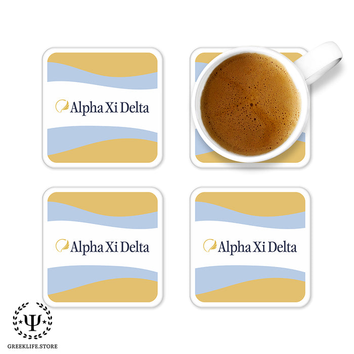 Alpha Xi Delta Beverage Coasters Square (Set of 4)