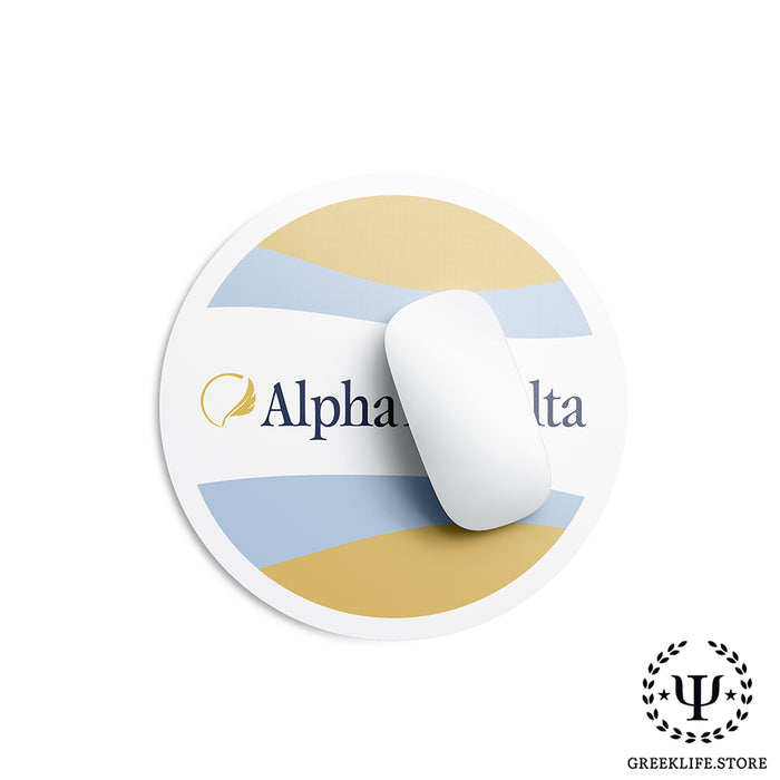 Alpha Xi Delta Mouse Pad Round