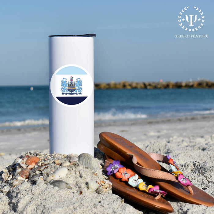 Alpha Xi Delta Stainless Steel Skinny Tumbler 20 OZ
