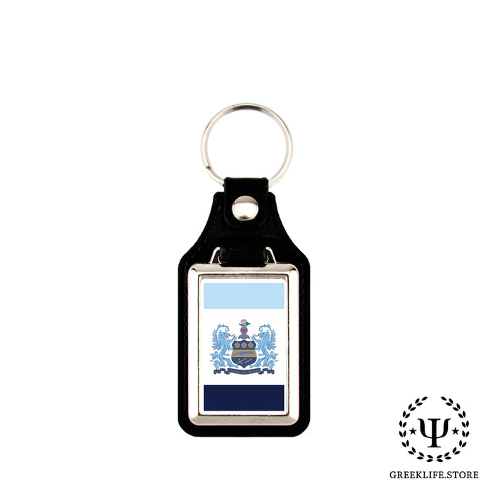 Alpha Xi Delta Keychain Rectangular