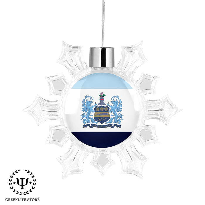 Alpha Xi Delta Christmas Ornament - Snowflake