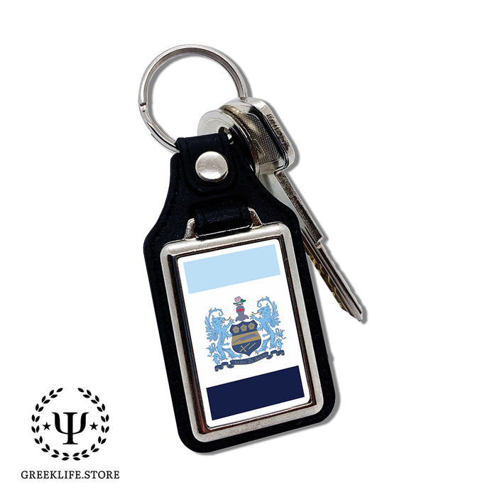 Alpha Xi Delta Keychain Rectangular