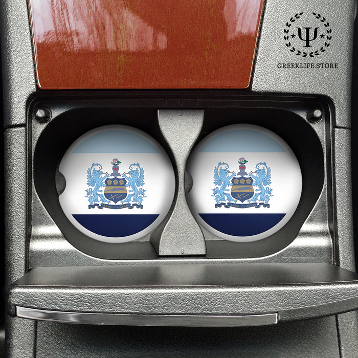 Alpha Xi Delta Car Cup Holder Coaster (Set of 2)