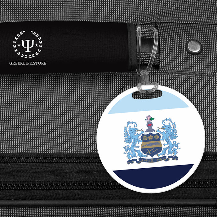 Alpha Xi Delta Luggage Bag Tag (round)