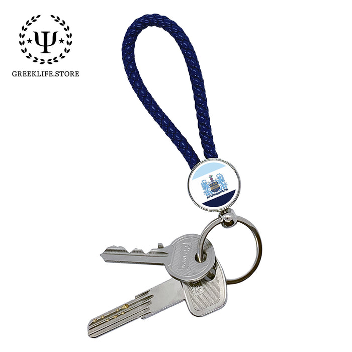 Alpha Xi Delta Key chain round