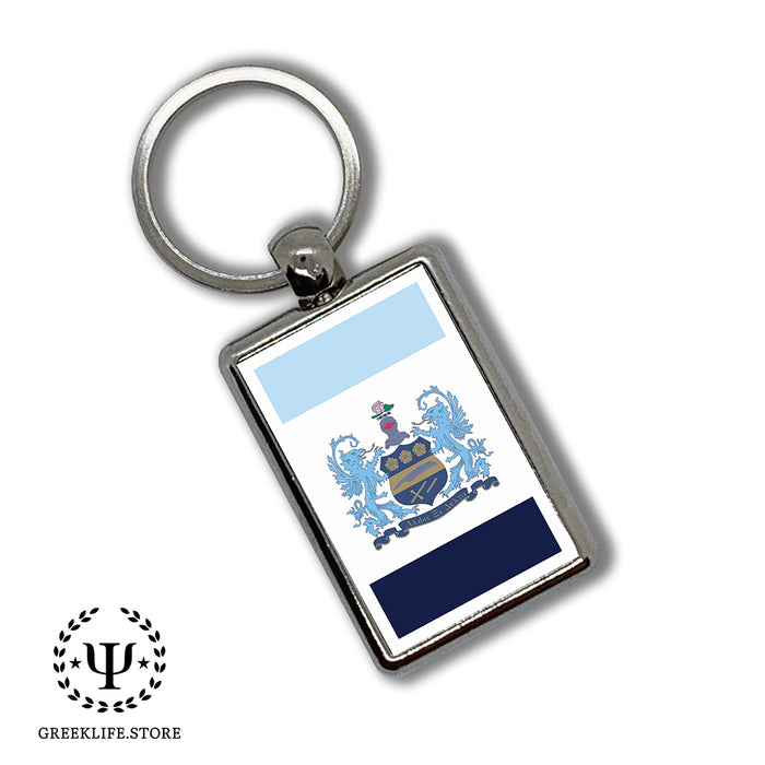 Alpha Xi Delta Keychain Rectangular