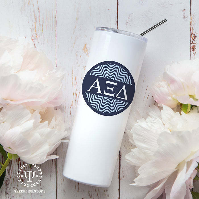 Alpha Xi Delta Stainless Steel Skinny Tumbler 20 OZ