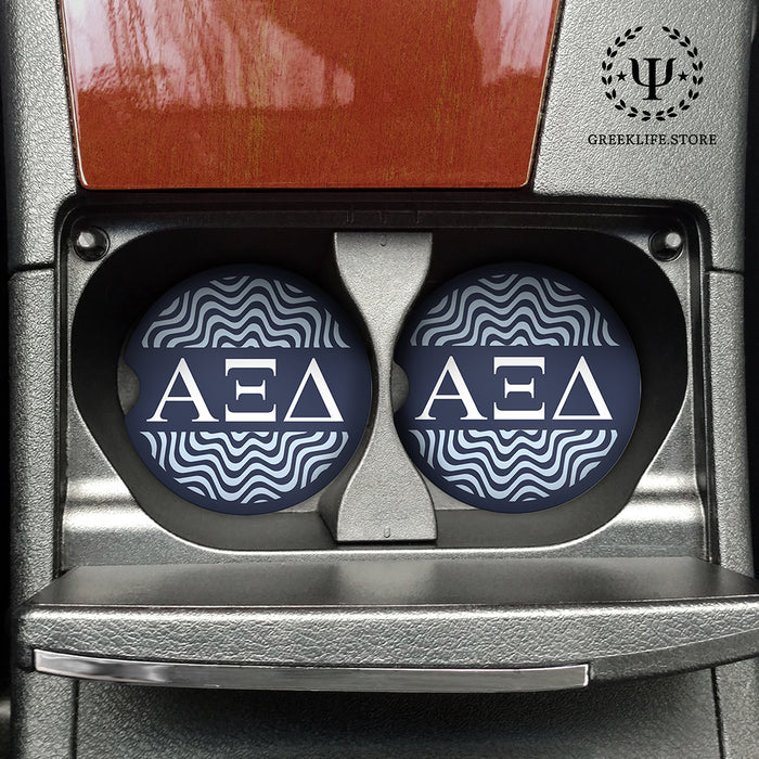 Alpha Xi Delta Car Cup Holder Coaster (Set of 2)