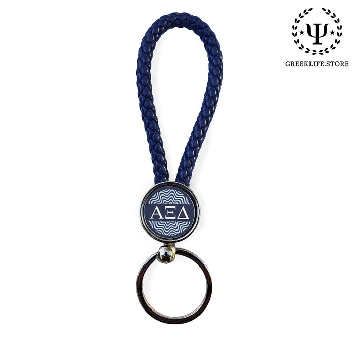 Alpha Xi Delta Key chain round