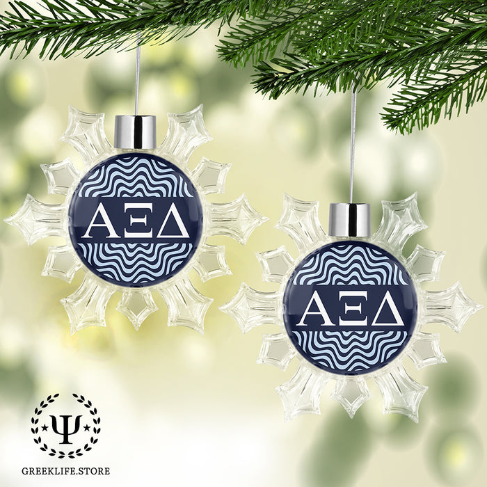 Alpha Xi Delta Christmas Ornament - Snowflake
