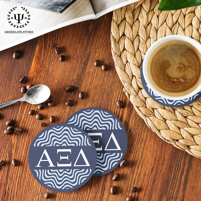 Alpha Xi Delta Beverage coaster round (Set of 4)