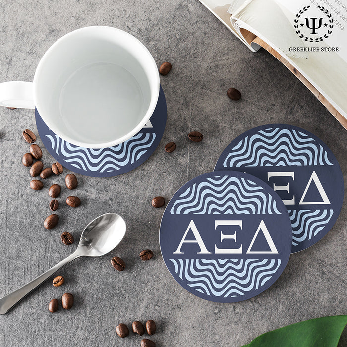 Alpha Xi Delta Beverage coaster round (Set of 4)