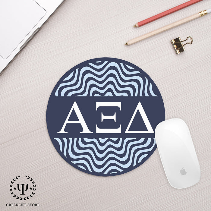 Alpha Xi Delta Mouse Pad Round